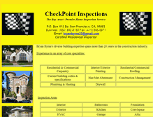 Tablet Screenshot of checkpointinspections.net